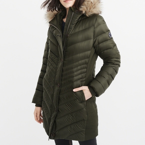 down filled parka abercrombie